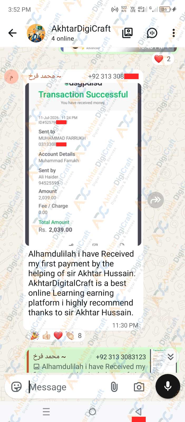 Payment Proof