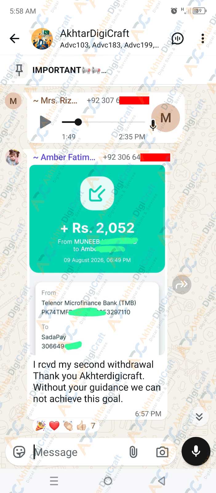 Payment Proof