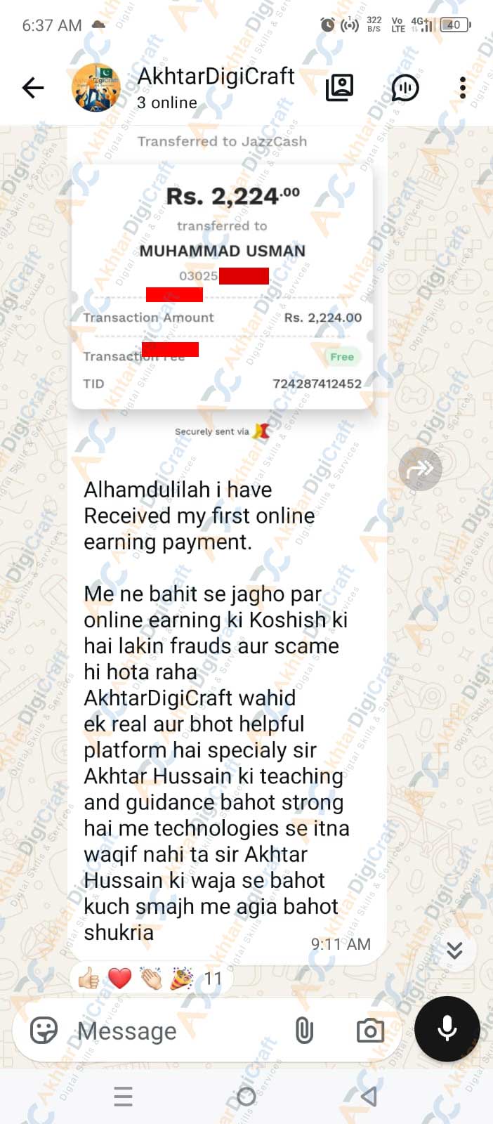 Payment Proof
