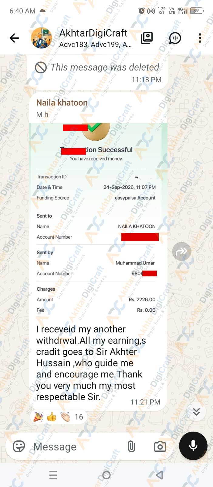 Payment Proof