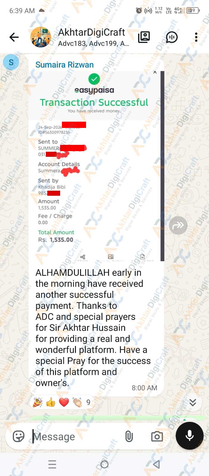 Payment Proof