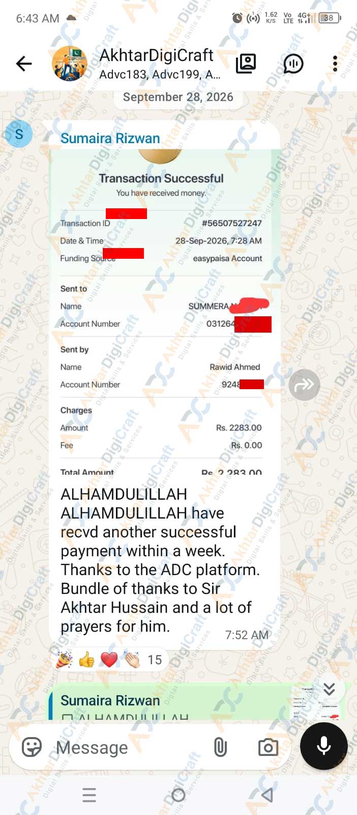 Payment Proof