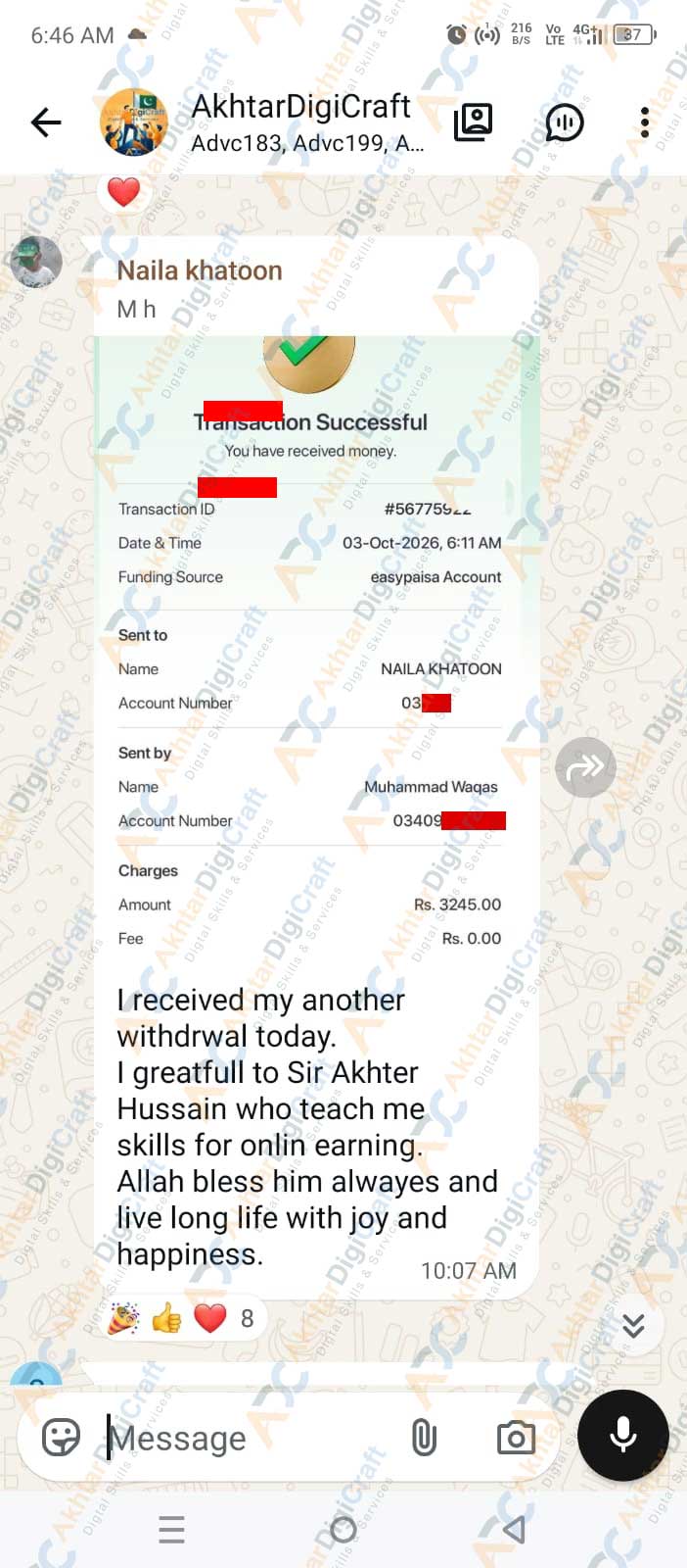 Payment Proof