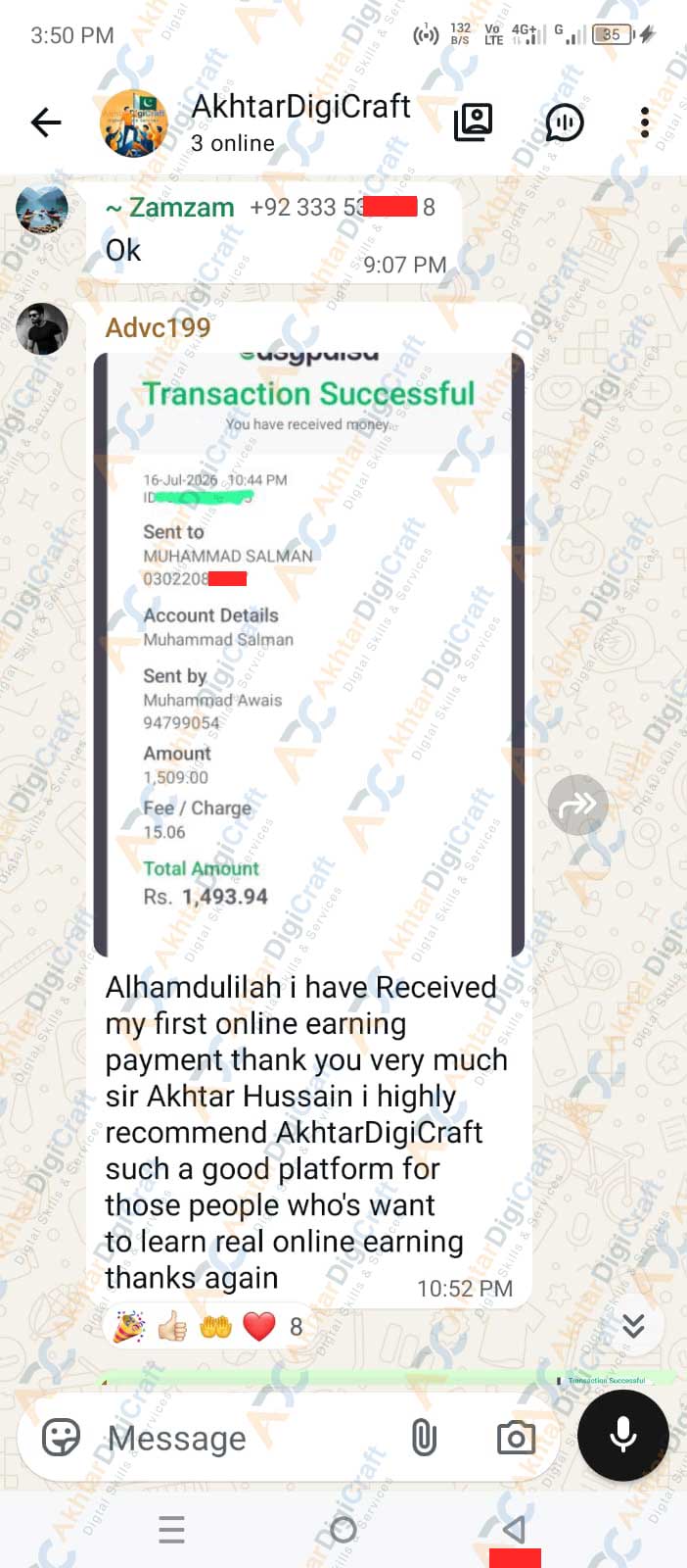 Payment Proof