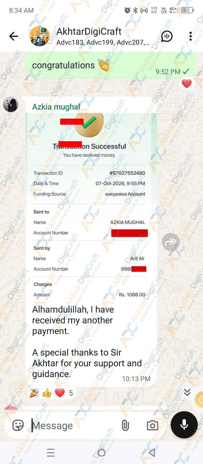 Payment Proof