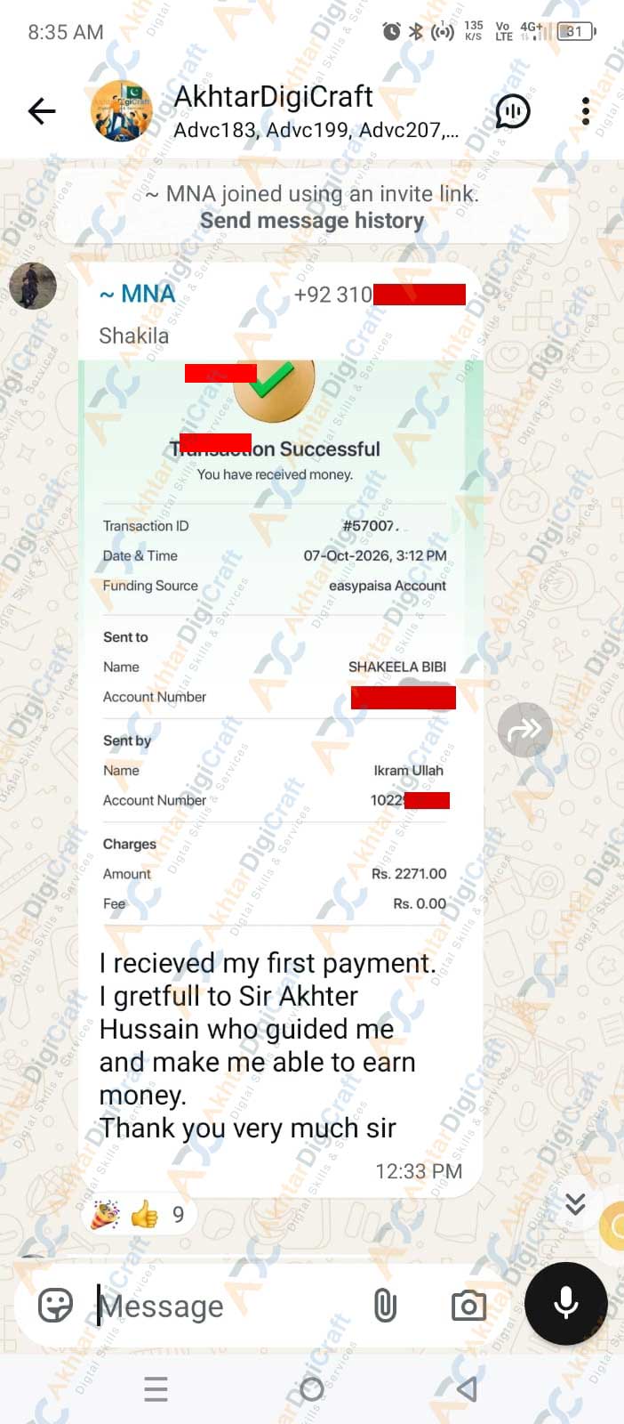 Payment Proof