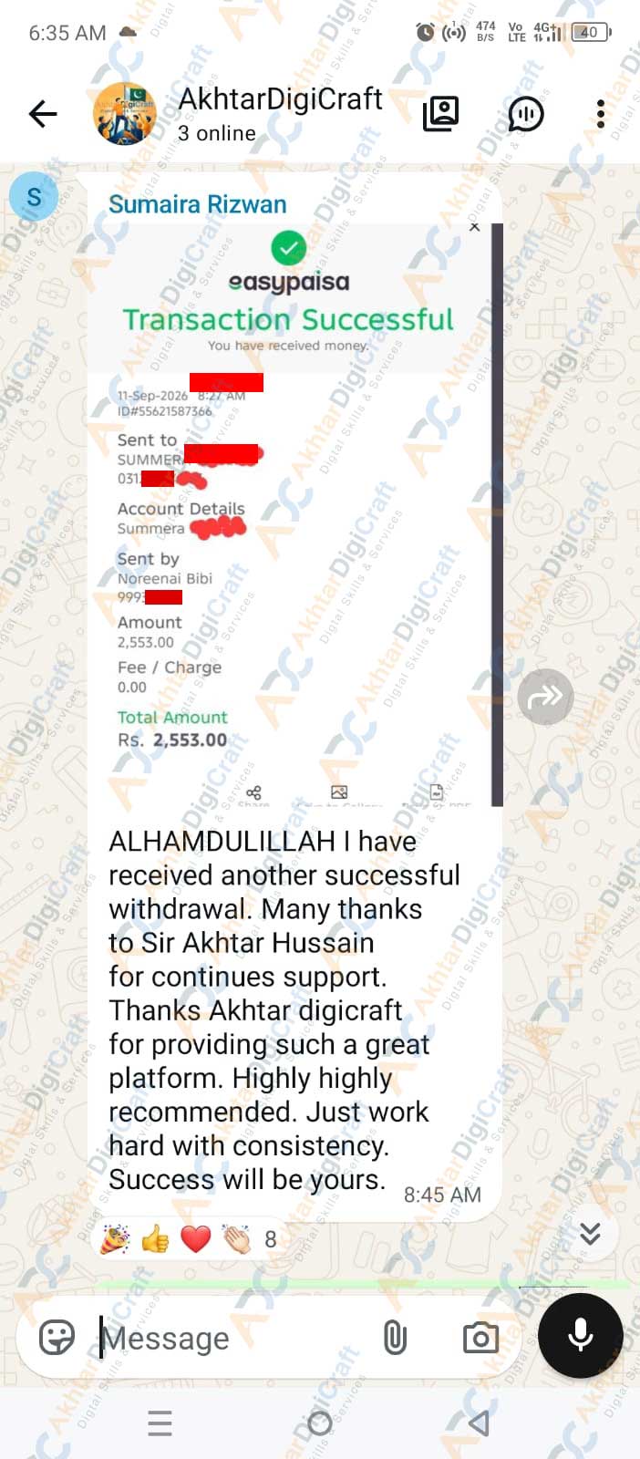 Payment Proof