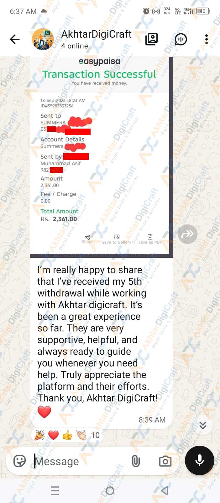 Payment Proof
